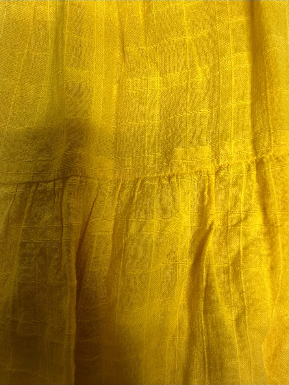 Anthropologie x RAHI Yellow Eyelete Long Sleeve Mini Shirtdress XS - Picture 13 of 13